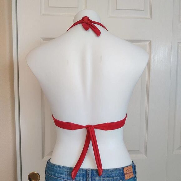 W's Patagonia Water Girl Boucau halter bikini top sz S - Picture 3 of 9